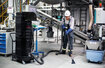 Aspiratorul industrial Ruwac R01 R022 2 aspirator silențios în Evonik Chemiepark din Marl.